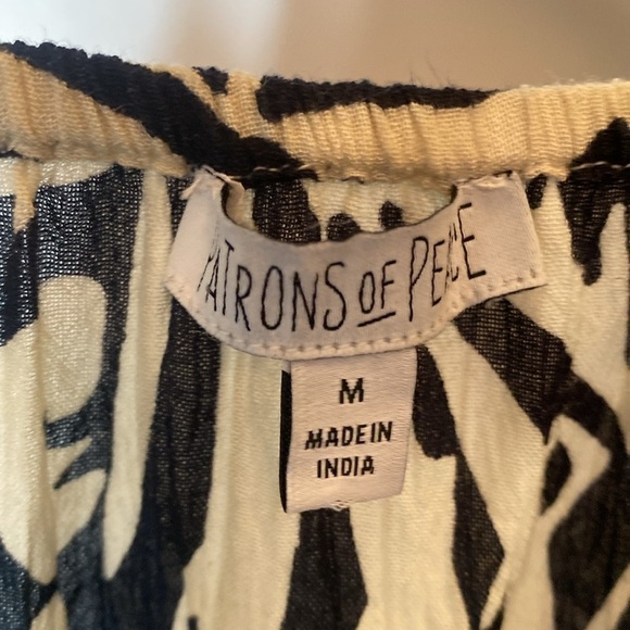 Patrons of peace spaghetti strap top size M - Picture 2 of 5